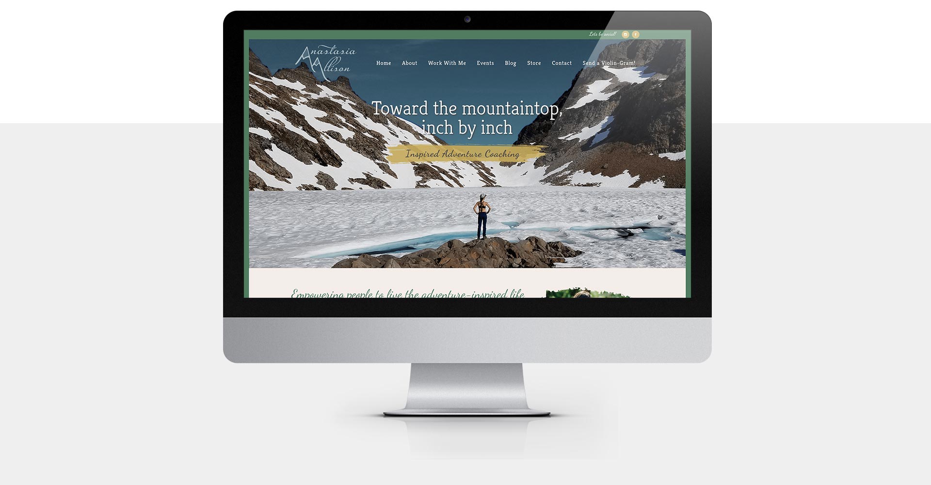 adventure coach web design