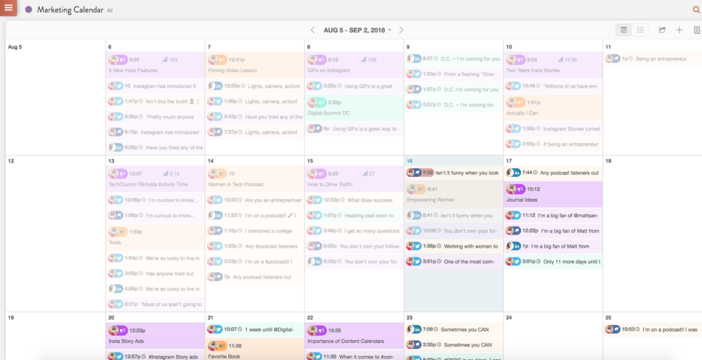 Coschedule Screenshot